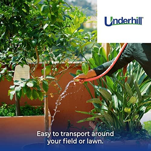 Underhill UltraMax Commercial Garden Water Hose, Heavy-Duty, Rubber, Flexible, Anti-Kink, 200 psi WP, 800 psi BP, H75-125R, ¾ Inch x 125 ft GHT, Red - Image 5