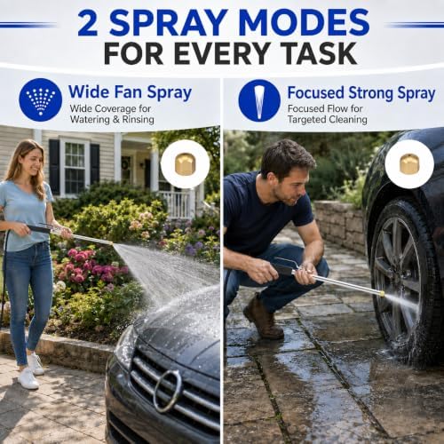 High Pressure Washer Wand for Garden Hose, Hydro Jet Water Hose Nozzle - Image 2