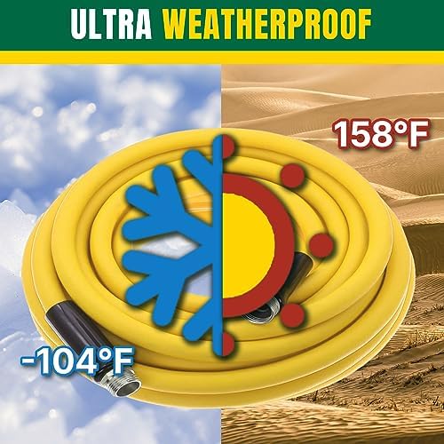 T TOVIA Lightweight Hybrid Garden Hose, Kink Free, 5/8" x 30 FT - Image 5
