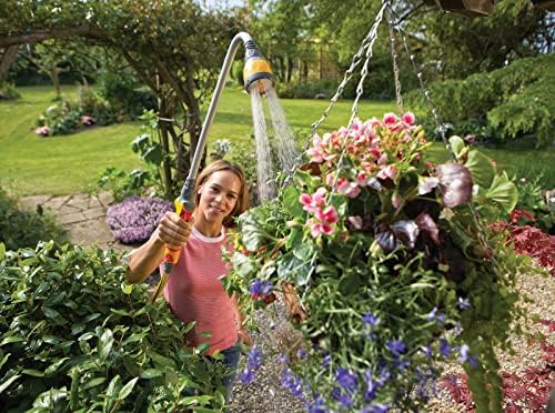 HOZELOCK - Flexi Spray Gun : 4-in-1 Watering Spray Gun for Multi-Tasking (Long-Reach, Hanging Basket, Hands-Free, Sprinkler), Ergonomic, Easy-to-use, Lockable and Flow-Controlled [2683 0000] - Image 6