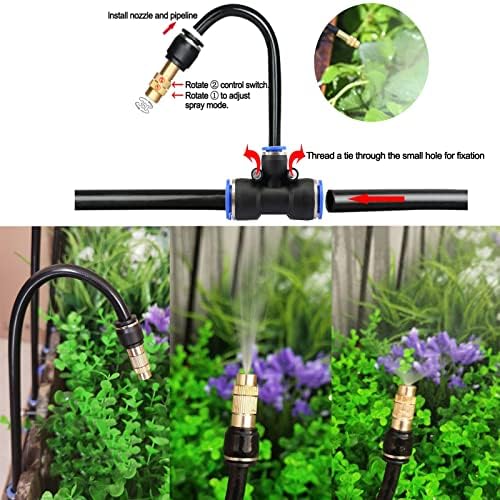 100FT Drip Irrigation System, Tool-Free Quick Connectors - Image 5