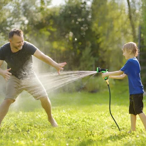 Garden Hose 100 FT, Non-Expanding, 10 Functional Nozzles, Anti-Kink - Image 7