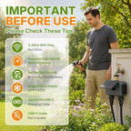 Mcbazel Solar & Type-C Charging WiFi Water Timer for Garden Hose, Smart 2-Zone Sprinkler Controller with App & Voice Control, Programmable Irrigation System with Auto & Manual Modes for Yard - Image 5