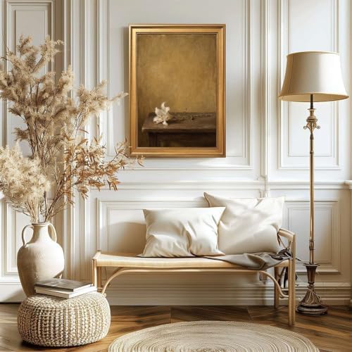 Gold Vintage Framed Lily Flower Wall Art, Still Life Floral Print - Image 6