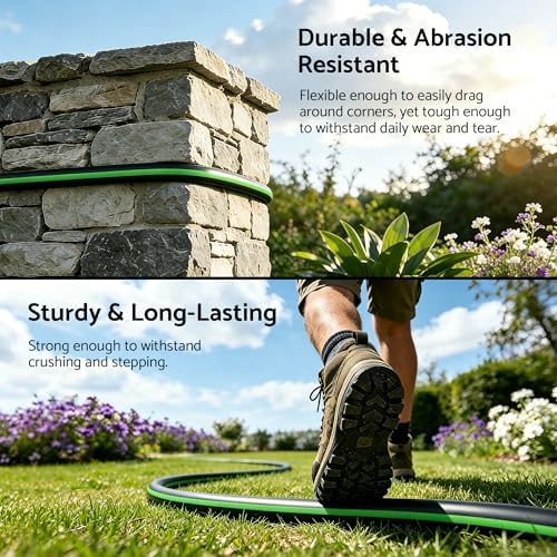 Heavy Duty Garden Hose 30 ft x 5/8", 5-Layer Hybrid Water Hose - Image 6