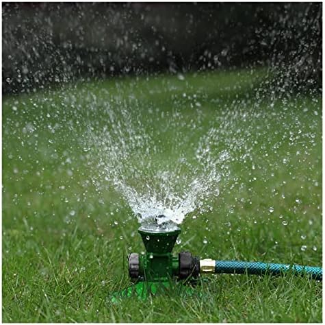 Shower Head 360 Degree Automatic Garden Sprinklers Watering Grass Lawn Rotary Nozzle Rotating Water Sprinkler System Garden Supplies Watering Supplies (Color : Green) - Image 2