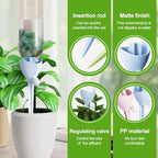 Self Watering Spikes, 4/8 Pack Automatic Plant Waterer with Adjustable Valve, Drip Irrigation Stakes for Indoor & Outdoor Plants, Self Watering Insert Devices for Garden, Vacation (8, Blue) - Image 4