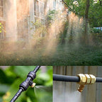 60PCS Brass Mister Nozzles Misting Nozzles for Cooling System Water Mister Sprinkle Fog Nozzles for Patio Garden 0.004-0.039" Sprayer Irrigation Tool Kit (Size : 0.15mm) - Image 5