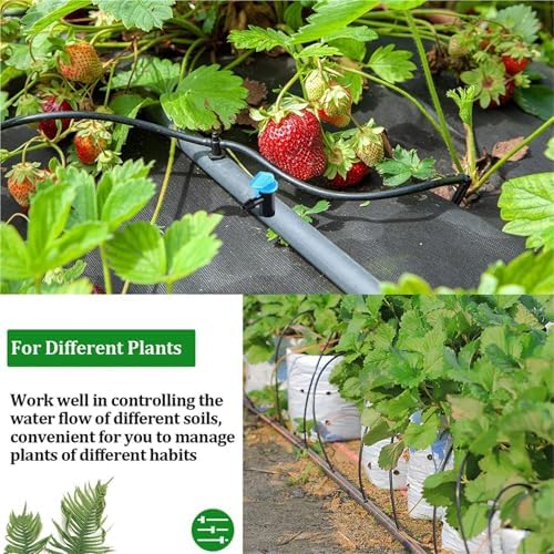 Drip Emitter 150 Pieces Irrigation Drip Emitter Garden Flag Dripper Trees and Shrubs(ColorC) - Image 7