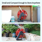 Garden Water Hose Reel,Holds 50-60 Ft of 5/8" Hose - Image 6