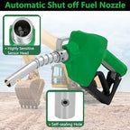 3/4" NPT Fuel Nozzle & Hose Swivel, Auto Shut Off Diesel Fuel Transfer Nozzle, 3-speed Latch Max Flow 16 GPM, Automatic Fuel Nozzle Used for Gasoline, Diesel, Biodiesel, Kerosene - Image 3