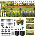 230FT Automatic Drip Irrigation System Kit with 2 Zone Sprinkler Timer by Unknown