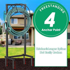 TomCare Garden Hose Holder, 4 Spikes Heavy Duty Hose Stand for 160FT Hose - Image 4