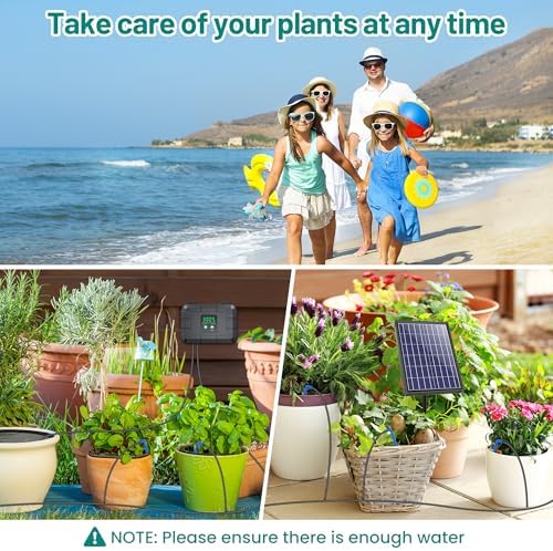 Biling 8W Solar Irrigation System with Battery for Garden - Image 7