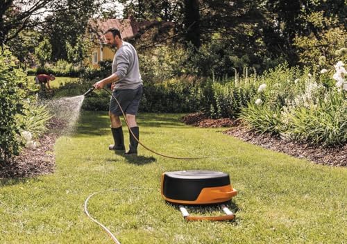 Fiskars Waterwheel XL with Wheels, All-Inclusive Watering Set, 27 m Total Reach, Automatic Rolling, Garden Hose in Universal Size (Diameter 13 mm), Universal Tap Connector, X-Series, 1067548 - Image 5
