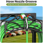 Keten Garden Hose Holder, Heavy Duty, Freestanding for Outside, Metal - Image 4