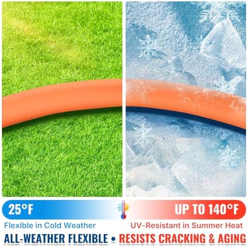 YAMATIC 15FT Flexible Garden Hose Female to Female 5/8in, Burst 600 PSI - Image 5