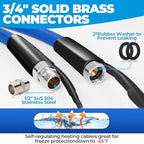 15FT 30FT 50FT 75FT 100FT Heated Water Hose for Rv,Heated Water Hose Antifreeze to -45°F,Great Rv Accessories for Campers,Livestock,Agriculture,Lead and BPA Free - Image 7