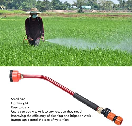 Plant Watering Devices, Watering Wand with Rotating Head Heavy Duty Aluminum Alloy Plastic Plant Watering Wand Adjustable Water Sprayer Wand for Garden Yard Farm(90cm) - Image 2