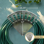 Kings County Tools Garden Water Hose Holder for 200ft 1/2" Hosing, Silver - Image 3