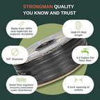Strongman Premium Drip Irrigation | 1640 ft 5/8" Tape Roll | Smart Regulator | Garden Drip Watering System for Plants, Lawn, Greenhouse | 0.26 GPH | 0.4mm Thickness - Image 2