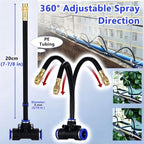 Outdoor Misting Kit for Site, Spray System with Brass Mist Nozzles - Image 3
