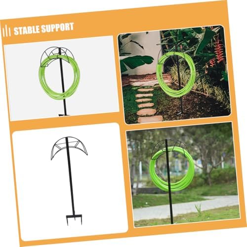 Iron Stand Freestanding Garden Hose Holder for Outdoor Storage - Image 7