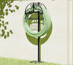 Freestanding Garden Hose Organizer with Storage Basket - Heavy-Duty Black Powder-Coated Hose Stand, Detachable Design Holds 150FT Hose, Includes Wrench & Screwdriver for Easy Assembly - Image 4