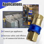A75 Quick Disconnect Fitting, 3/4 Inch, Automatic Thermal Shutoff - Image 5