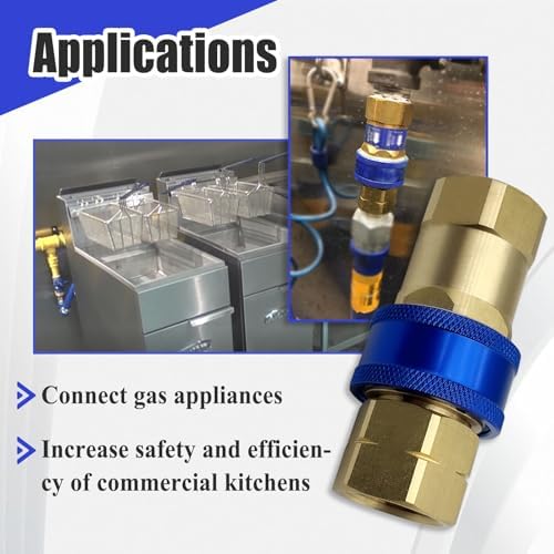 A75 Quick Disconnect Fitting, 3/4 Inch, Automatic Thermal Shutoff - Image 5