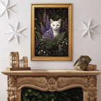 Gold Vintage Framed Hydrangea Still Life Wall Art Floral Painting Print - Image 4