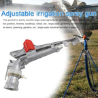 1.5in 360° Agriculture Farm Irrigation Sprinklers, Adjustable Impact Gun Sprinkler with Nozzle Set Large Area Irrigation Watering Spray Gun, Female Thread Rocking Arm Rotation Accessories - Image 5