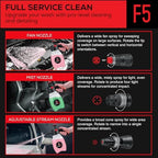 Suds Lab F5 Foam Master, Triple-Action Pump Sprayer, 3 Nozzles, 70 oz. - Image 2