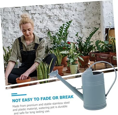 1.8l Blue Long Spout Watering Can for Garden Houseplants - Image 6