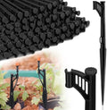 GlikCeil 100 Pcs Drip System Stakes 1/4" Tubing Holder for Micro Sprinkler by GlikCeil