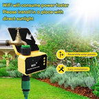 FTVOGUE Solar WiFi Sprinkler Timer Irrigation Controller Water Timer with Rain Sensor Type C Port for Gardens Balconies Rooftops - Image 6