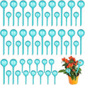 Pinkunn 50 Pcs Plastic Plant Watering Globes Translucency Plant Watering Devices Self Watering Globes Automatic Watering Drip Irrigation Equipment for Plant Garden Indoor Outdoor, 2 Size, Lake Blue by Pinkunn