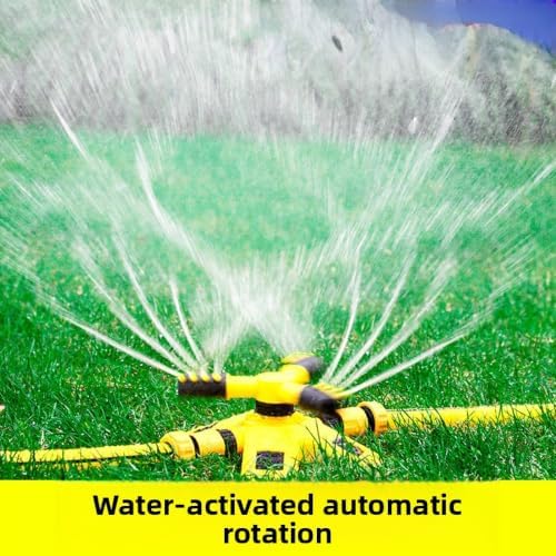 Degree Rotating Lawn Sprinkler, Series Connectable Garden Water Sprayer - Image 3