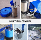 2" (Flat 3.4’’ width) x 100 FT Pool Backwash Hose Kit with Male NPT Adapter - Image 7