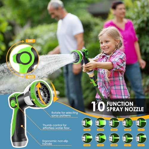 Non-Expandable Garden Hose 25 FT, Lightweight Flexible Water Hose - Image 5