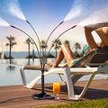 Standing Misters for Outside Patio: Portable Misting System for Cooling Outdoor - 26.5Ft Stand Misting Line with 31.5 Inch Height Water Mister for Yard Garden BBQ Party Pool Water Playing Sprinklers by Rafow