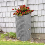 Good Ideas Impressions Riverwalk Rain Water Collection Barrel, 2 Pack - Image 5