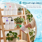 Dandat 24 Pcs 8 oz Squeeze Bottles, Clear Lash Dispensers with Scales - Image 4