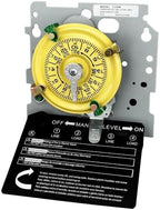 T104M Mechanical Timer Switch,208-277 VAC 5HP 40A DPST Pool Pump Timers Replacement,24-Hour12 ON/Off Cycles for Water Heater,Pool Pump,Lighting,Fans,Heavy-Duty Mechanical Time Switches(Mechanism Only) by GUGTGR