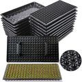 20Pack 200-Cell Seed Starter Trays with Base Tray & Dibber for Gardening. by Oscorna