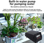 Solar Drip Irrigation Automatic Watering Controller, 3 Adjustable Heads, Timed Plant Care for Garden Balcony Patio - Image 7