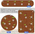 6pcs 3.5x3.5x7in Automatic Drip Irrigation Kits Garden Irrigation System Ollas Watering System for Your Garden 30 oz Plant Watering Devices for Garden Drip Plant Watering Stakes for Pots - Image 6