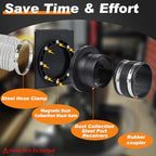 4"Magnetic Dust Collection Fittings,Mag 4Inch Blast Gate for Dust Collector - Image 5