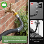 Garden Hose 5/8"x 25ft 4-Layer Heavy Duty Water Hose 800 Burst PSI Black - Image 5