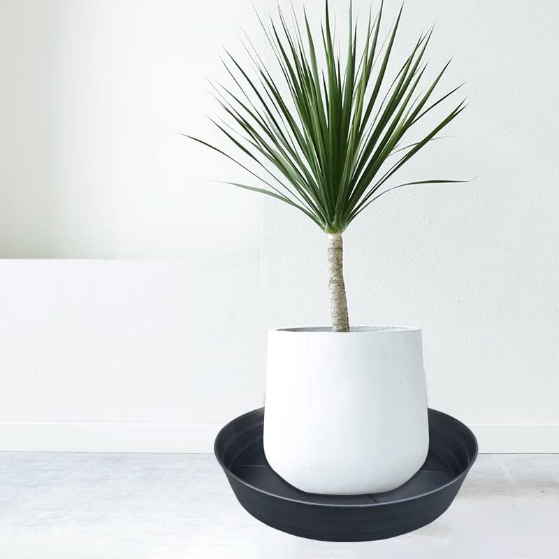 LWALRS Plant Saucer 14 Inch, 4 Pack Extra Large Planter Saucer, Plastic Plant Saucers for Indoors and Outdoors, Deep Plant Pot Saucers, Drainage Tray for 9 10 12 in Planters - Image 3